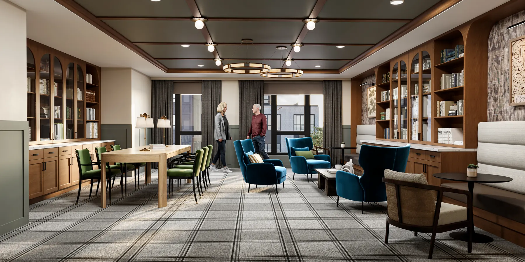 Greco Minnetonka Library F — 3D architectural rendering by KONTEXT